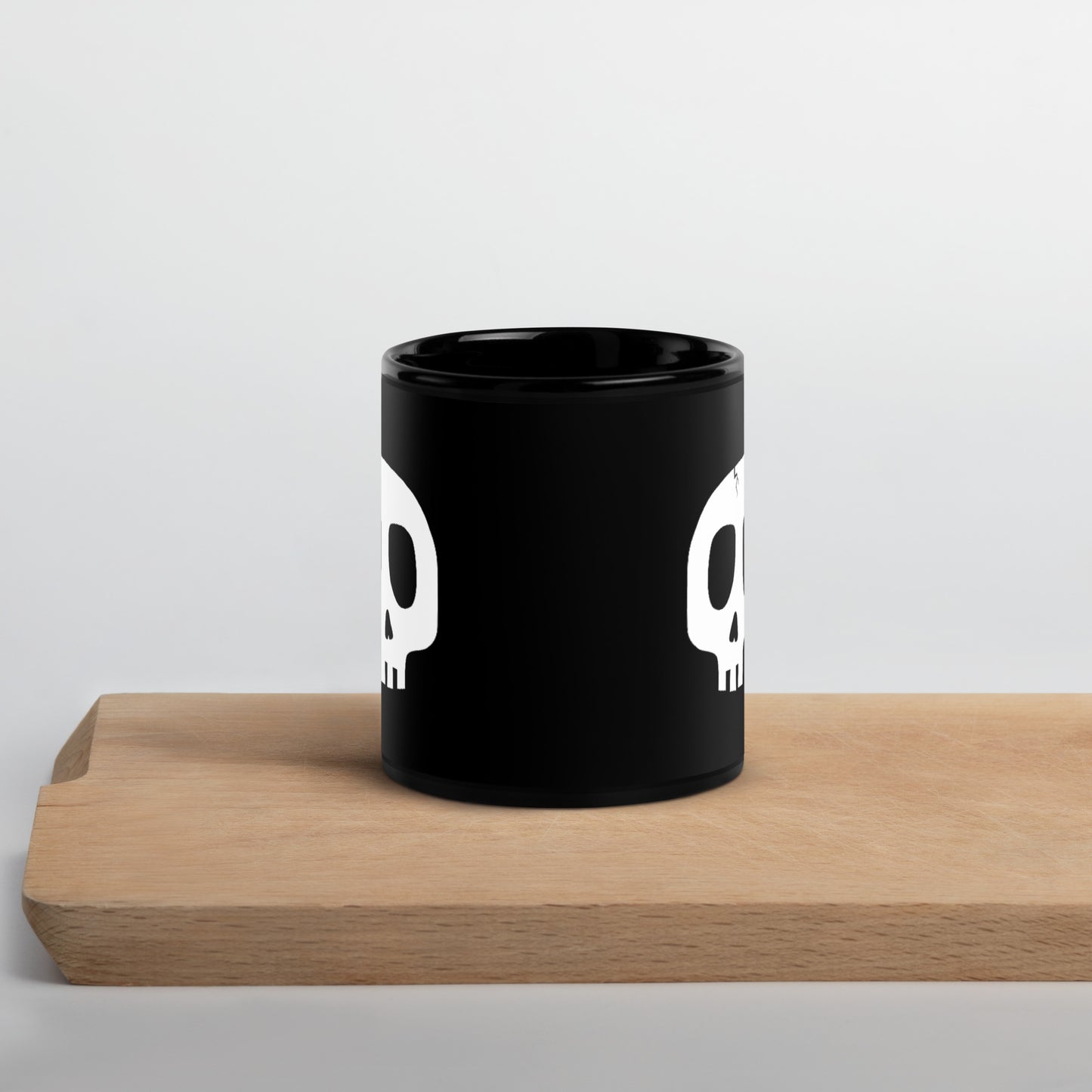 R&M Skullz Black Glossy Mug