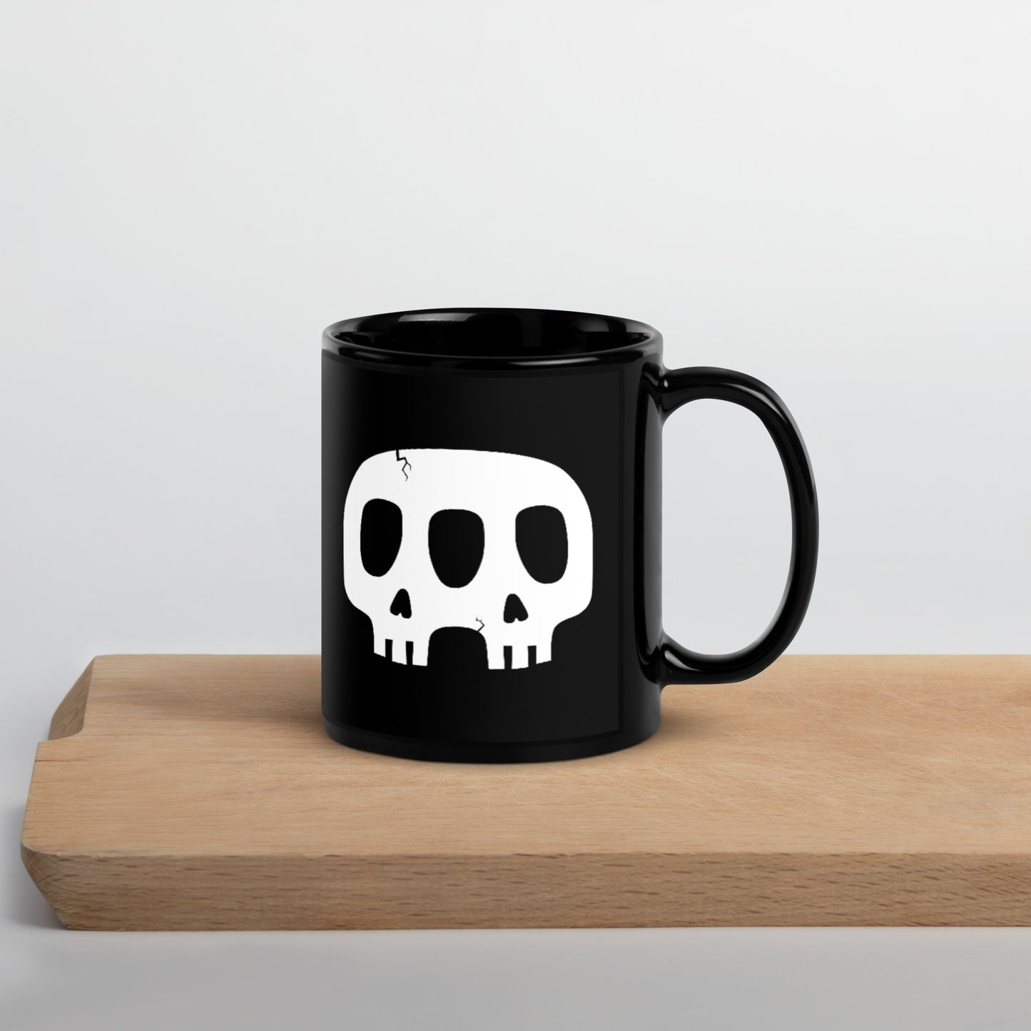 R&M Skullz Black Glossy Mug