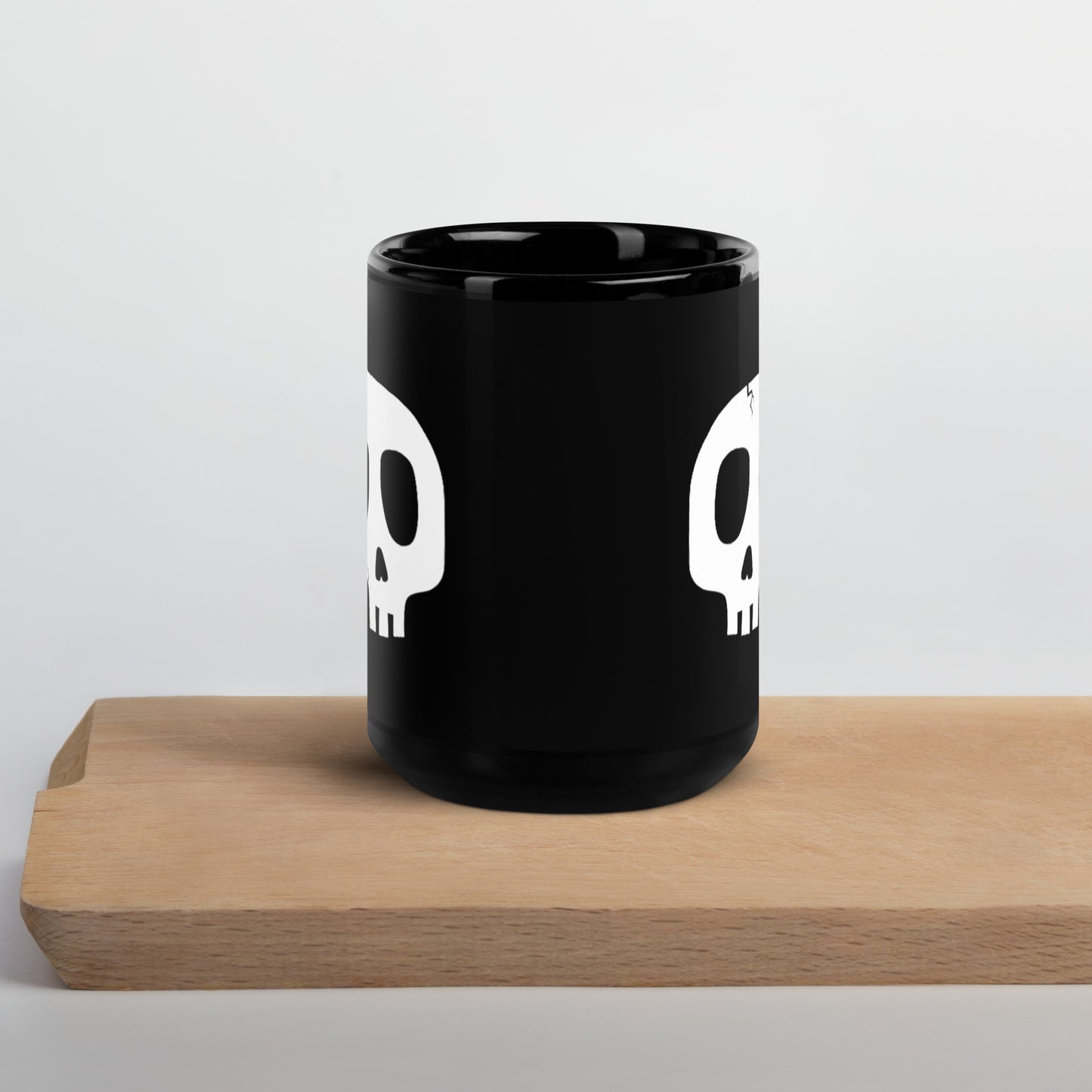 R&M Skullz Black Glossy Mug