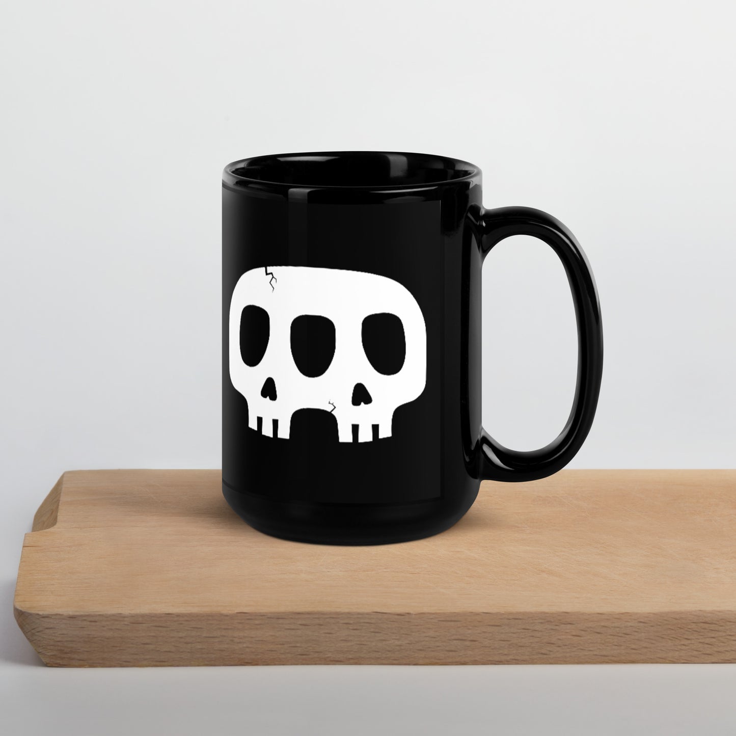 R&M Skullz Black Glossy Mug