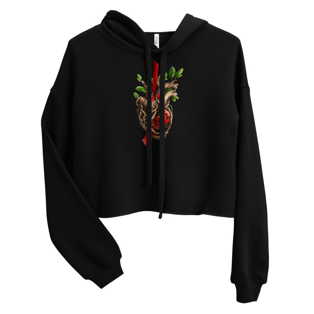 Heart of a Songbird Crop Hoodie