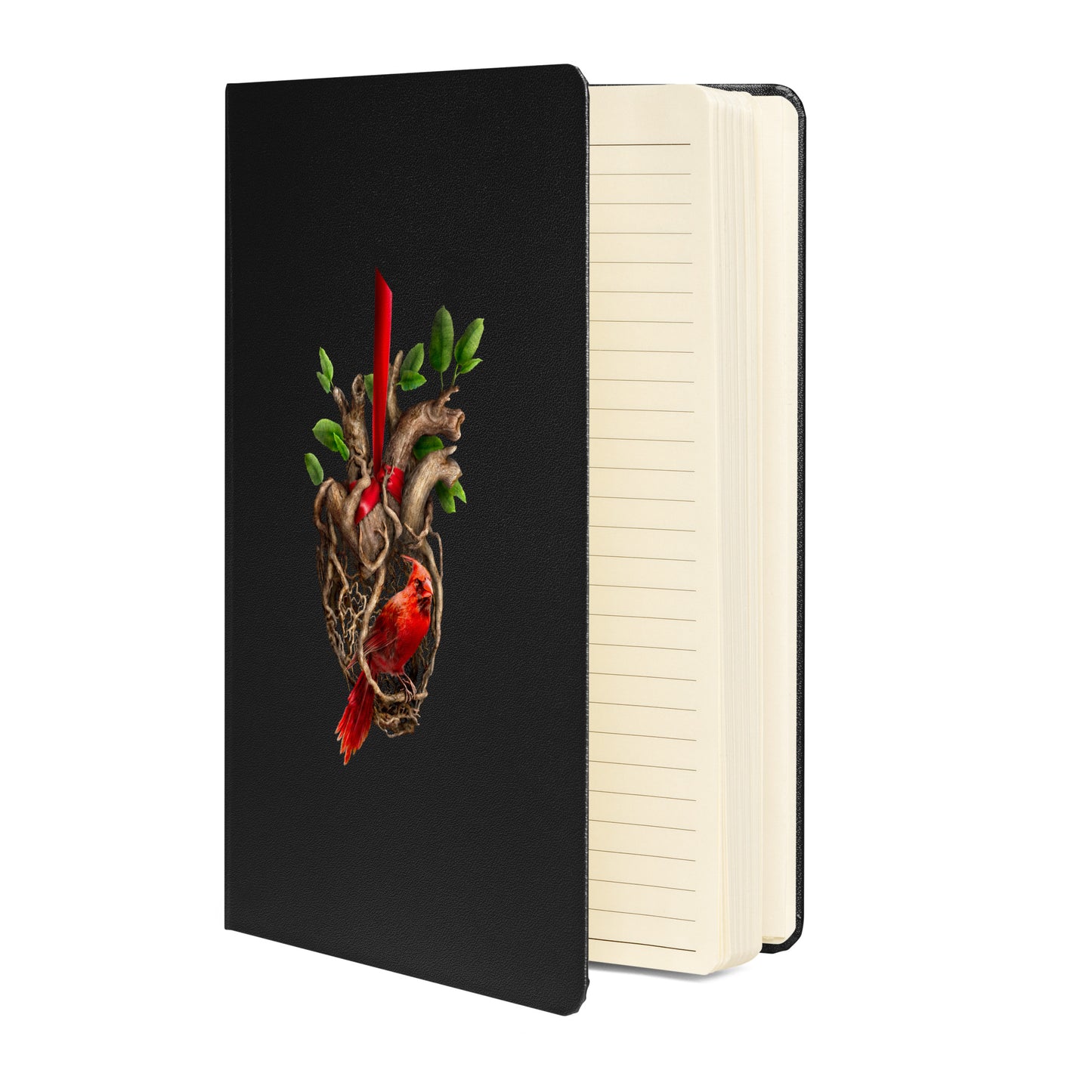 Heart of a Songbird hardcover bound notebook