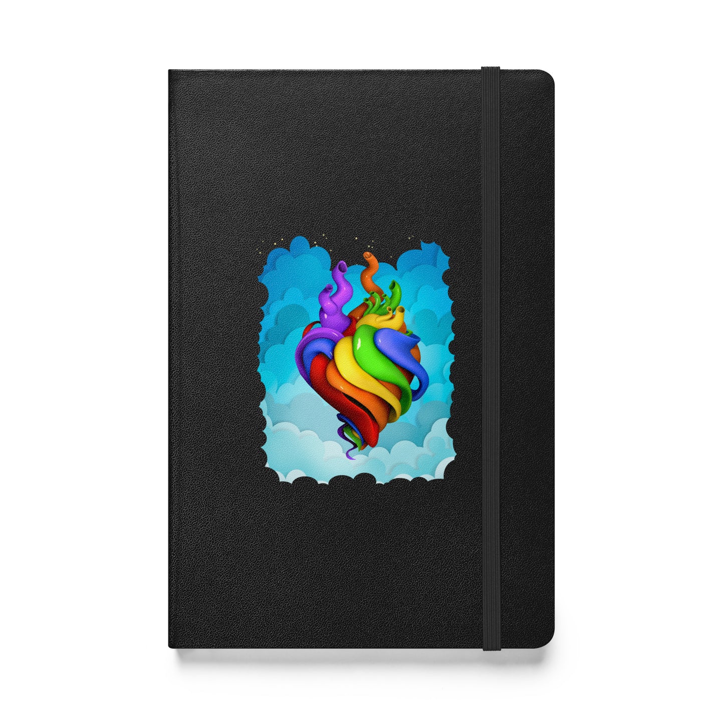 Hearts for All hardcover bound notebook