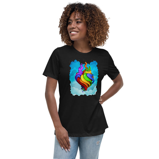 Hearts For All Women's Relaxed T-Shirt